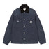 Carhartt Wip W' Michigan Coat Jacket - Dark Navy / Black Stone Canvas - Streetart.fr